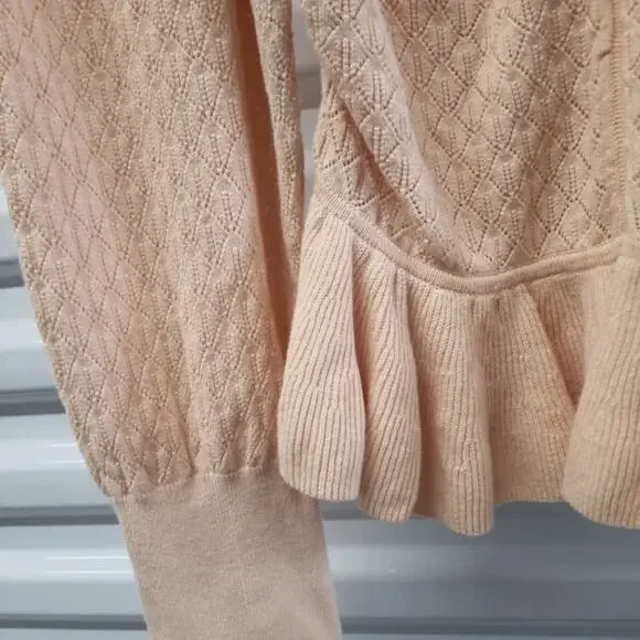 Ulla Johnson Leland Top Blouse Women's Large Cottage Fairy Puff Sleeves - Picture 9 of 16